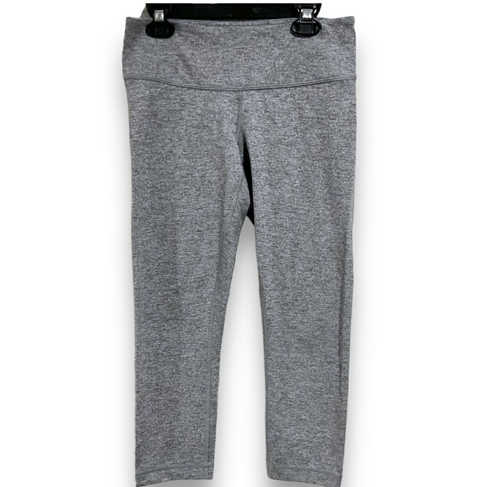 LULULEMON Wunder Under Gray Crop Leggings Size 6